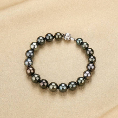 8-11mm Tahitian South Sea Pearl Bracelet AA+ Quality - House Of Pearls
